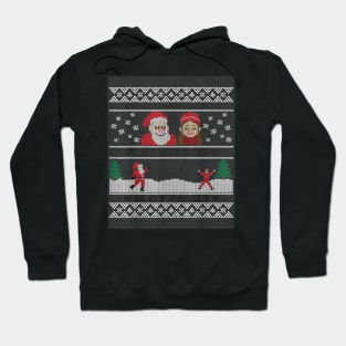 santa claus all i want for christmas is the over Hoodie